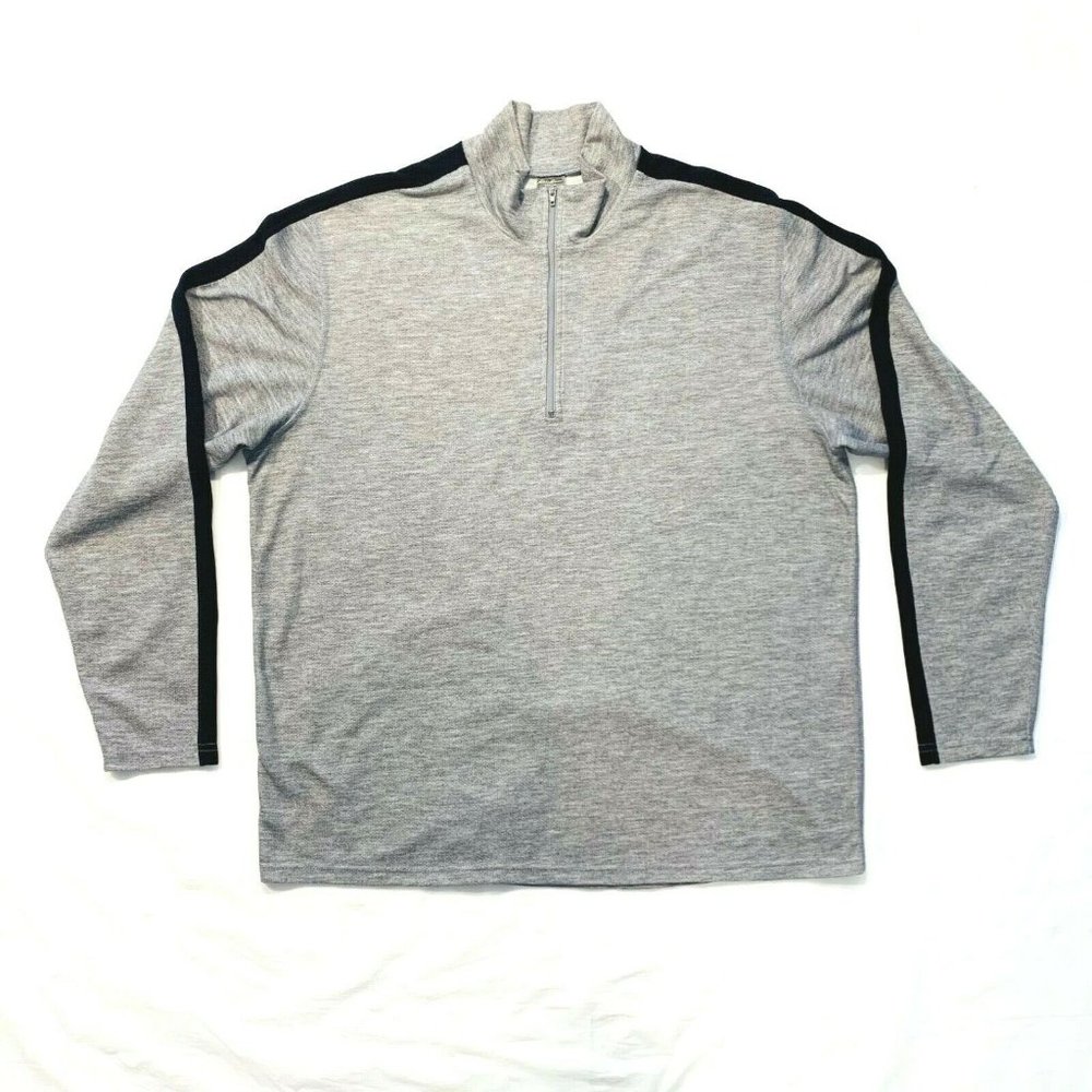 Vintage‎ Eddie Bauer Pullover 1/4 Zip Long Sleeve US Fabric Breathable Light XL